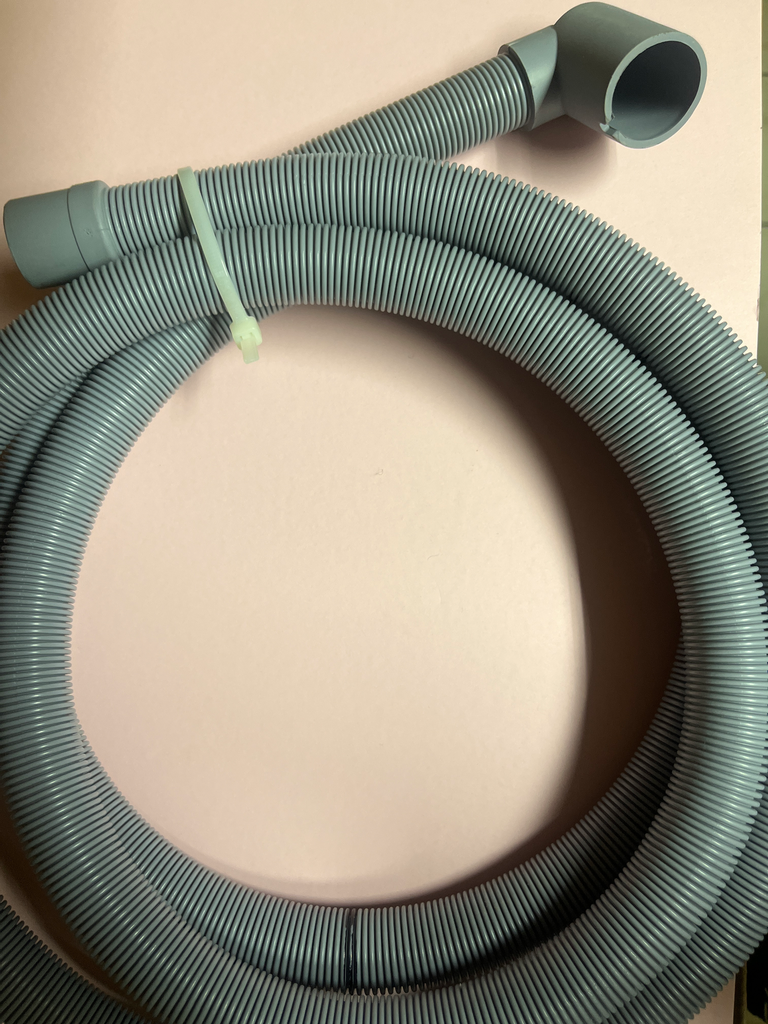 TUYAU DE VIDANGE LV VESTEL  / AMICA / LG EBZ64540263 / SMEG / PANASONIC AXW1DH-74837 - Diam.  23mm, 29,5mm coudé - 42074837 