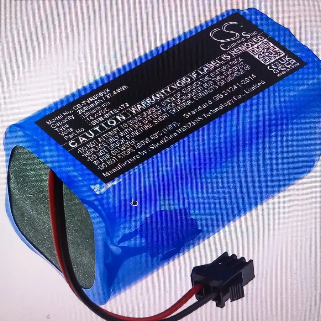 ACCUMULATEUR LI-0N - 14.4V-2600MAH POUR ASPIRATEUR ROBOT (ECOVACS-PROSENIC...)-CMICR18650F8M7-4S1P
