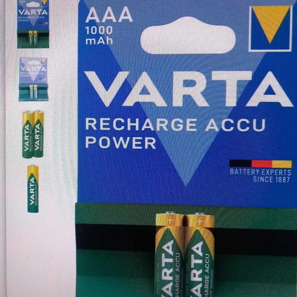 KIT 2 PILES AAA RECHARGEABLES NIMH 1.2V-1000MAH