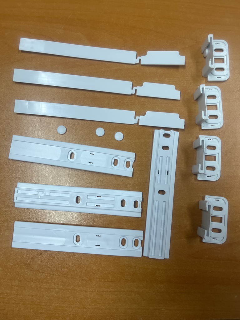 KIT MONTAGE PORTE DÉCORATIVE FRIGO WHIRLPOOL 481231019131 - C00312150