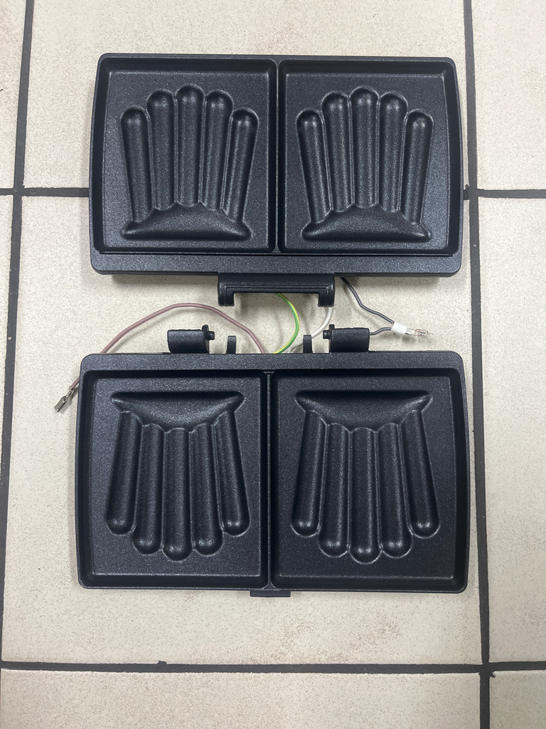 PLAQUES CROQUES /2P. SEB - SANDWICH MAKER / TOASTIMAMER / CROC MINUTE - TS-01002790 - Jusqu'à fin de stock