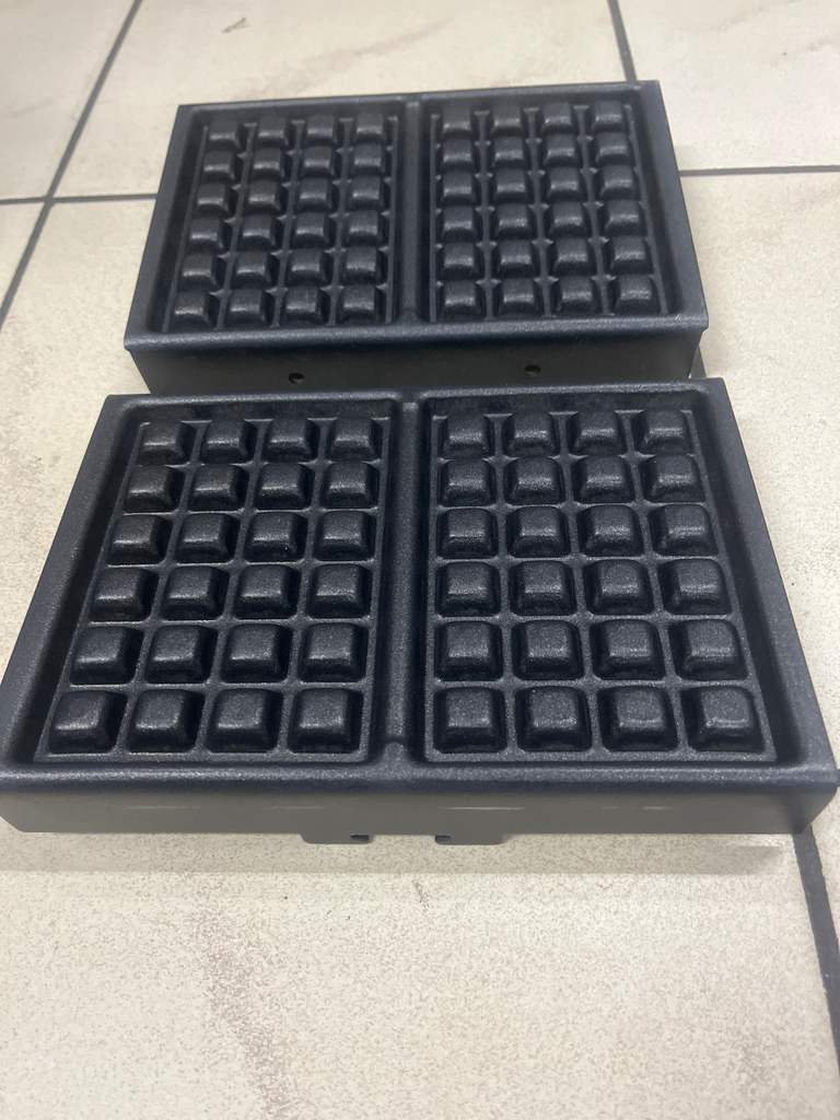 PLAQUES GAUFRES /2P. SEB - CROQUE-GAUFRE SERIE 1 - Jusqu'à fin de stock