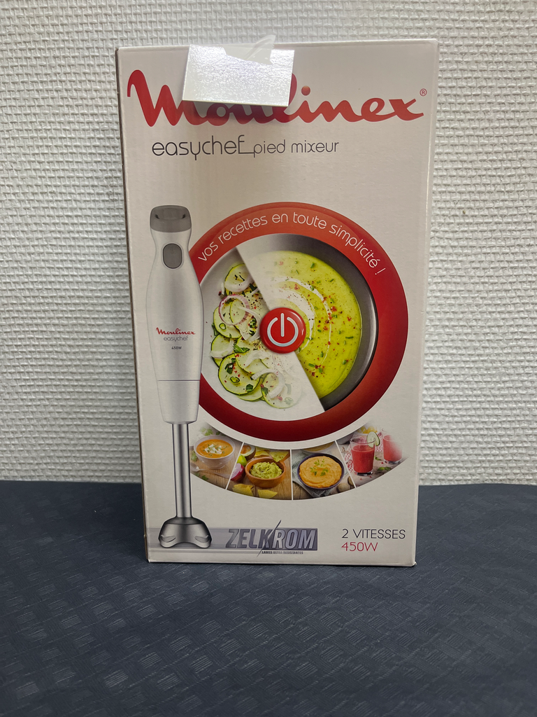 MIXER MOULINEX EASYCHEF - 450W - 2 VITESSES - DD451110