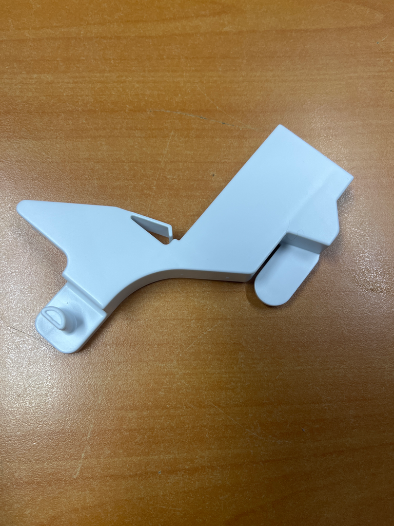 Support volet supérieur gauche frigo Bosch / Siemens 00657906