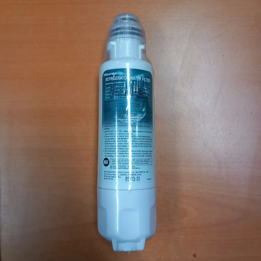 FILTRE FRIGO HISENSE/ GORENJE / HK2100988 - WF988 - L17.5CM - DIAM 4.475CM