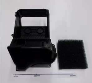 [381.010.075.003] Carter inférieur moteur +filtre mousse aspirateur Rowenta RS-RT900585