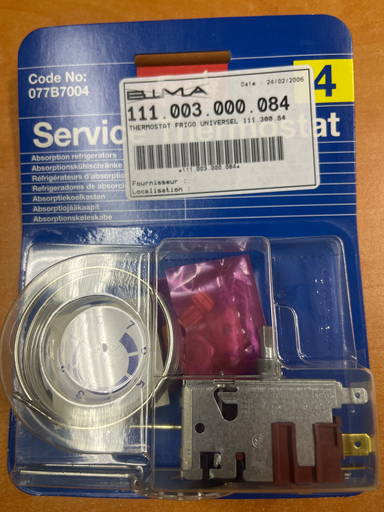 [111.003.000.084] KIT THERMOSTAT UNIVERSEL REFRIGERATEUR A ABSORPTION - CAPILLAIRE 1.5 M - DANFOSS N°4 - 077B7004