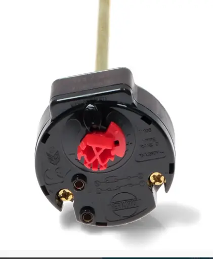 [111.007.000.047] Thermostat Embrochable Type RTS 3 - unipolaire à sonde avec sécurité bipolaire  sonde 450 mm