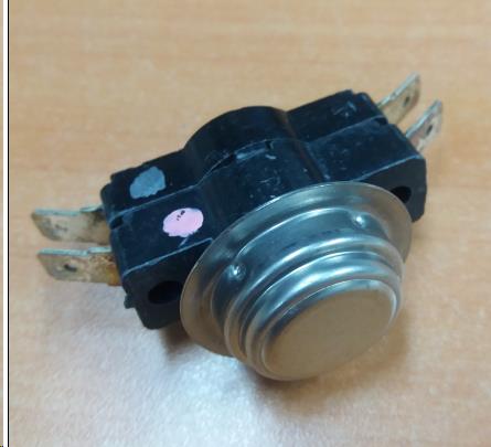 [113.002.009.001] THERMOSTAT PASTILLE LV ZANUSSI / ELECTROLUX -  75°C 4C - 50204349000 -Jusqu'à fin de stock