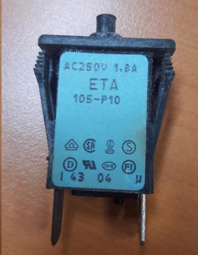 [113.030.103.002] SECURITE THERMIQUE ROBOT STECA -  1.8 A - 2277044 - Jusqu'à fin de stock