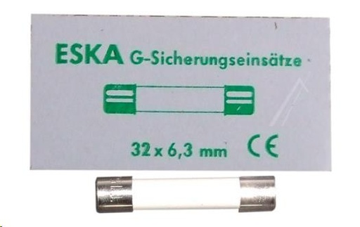 [114.009.000.043] FUSIBLE M.O. 6.3A / 6X32MM