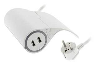 [150.000.000.044] MULTI PRISES POUR CANAPE - 1 PRISE + 2 USB