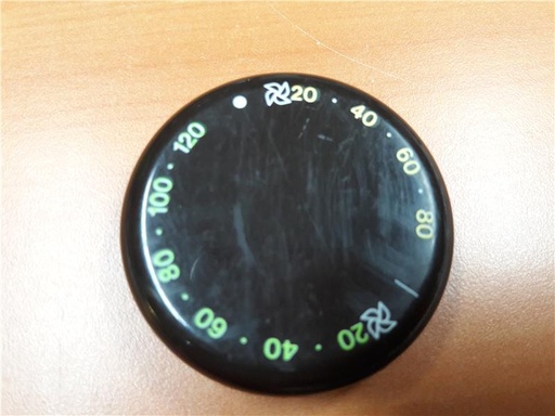 [302.005.009.014] FACE BOUTON TEMPERATURE  SL ZANKER / ELECTROLUX  50098743003 - Jusqu'à fin de sotck