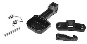 [308.001.009.018] KIT POIGNEE DE PORTE NOIRE ML ELECTROLUX-ZANUSSI 50681128000
