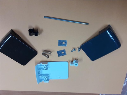 [308.005.114.003] POIGNEE COMPLETE SL CREDA / HOT POINT - BRUN / BLANC / GRIS  - 1661325  - Jusqu'à fin de stock