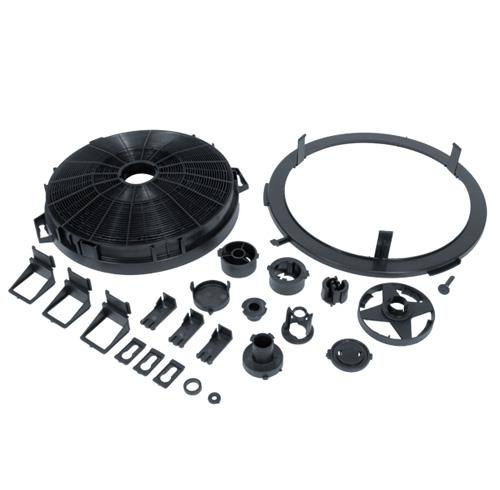 [314.008.000.002] FILTRE HOTTE UNIVERSEL + ACCESSOIRES ADAPTATION - DIAM 21 CM