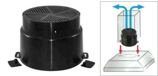 [314.008.000.010] FILTRE CHARBON UNIVERSEL  HOTTE ADAPTABLE POUR LA PLUPART DES MODELES - UNF001 - 484000008520 - C00385632