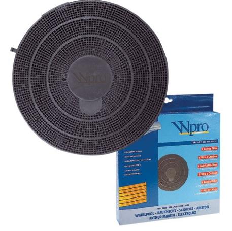 [314.008.005.000] FILTRE CHARBON ACTIF HOTTE WHIRLPOOL - TYPE 40 - DIAM 280MM X H 35MM - 481948048041 - Jusqu'à fin de stock