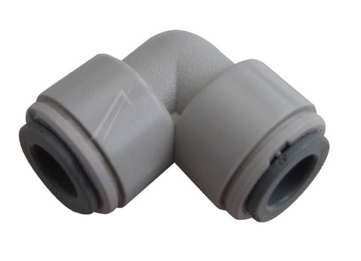 [327.003.000.003] NIPLE RACCORD COUDE TUYAU FRIGO US 6.35MM / JOHN GUEST PM0206E