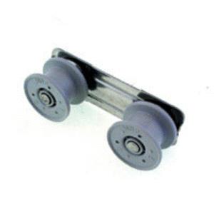 [360.002.033.012] KIT PLAQUE 2 ROULETTES DE SUPPORT PANIER SUPERIEUR  LV BOSCH 00056247 - Jusqu'à fin de stock