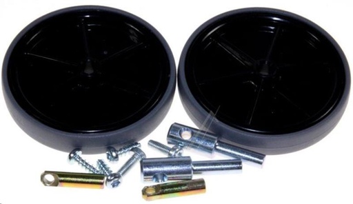 [360.010.079.005] KIT 2 ROUES + FIXATIONS ASPIRATEUR  NILFISK 12009300