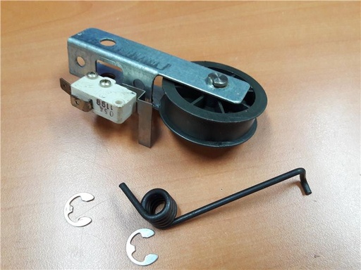 [361.005.034.001] POULIE TENDEUR + SUPPORT SL ARISTON / INDESIT C00055282 - Jusqu'à fin de stock