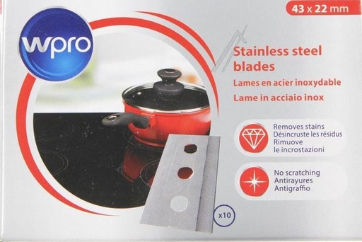 [410.004.000.001] LAMES POUR GRATTOIR VITRO  /10 P  - C00379999