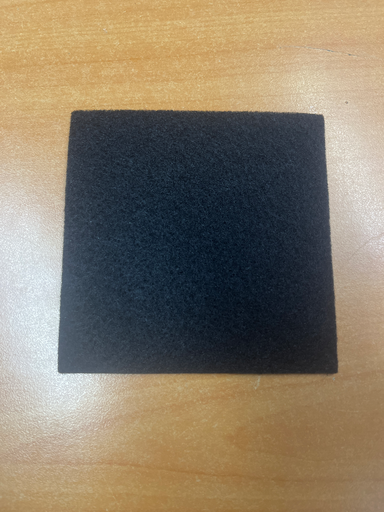 [514.010.079.004] PRE FILTRE MOTEUR MOUSSE NOIRE ASPIRATEUR NILFISK GO / GM50 / GM60 - 10.5 X 10.5 CM - 82394100 - ORIGINAL - Jusqu'à fin de stock