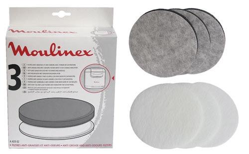 [514.019.078.007] 3 FILTRES MOUSSE ROND ANTI-ODEUR - AAD502