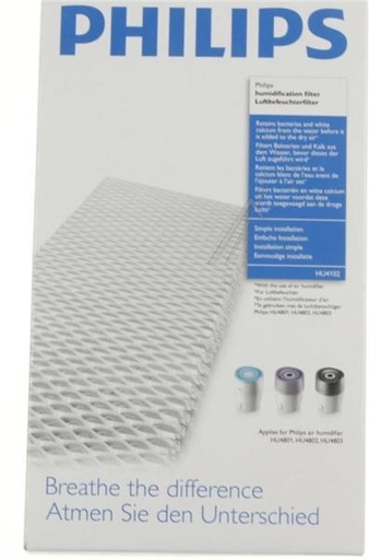 [514.026.008.010] FILTRE HUMIDIFICATEUR PHILIPS HU4813 - HU4102/01 - 424121085971