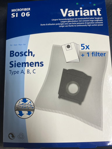 [627.010.033.002] SACS ASPIRATEUR ADAPTABLE BOSCH / SIEMENS - TYPE A-B-C