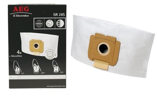 [627.010.032.028] Sacs aspirateur Aeg / Progress P60 - GROBE28 4p. +1 microfiltre   - 9002565423