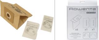 [627.010.075.030] SACS ASPIRATEUR ROWENTA / MOULINEX COMPACTEO + FILTRE HEPA  ZR004101