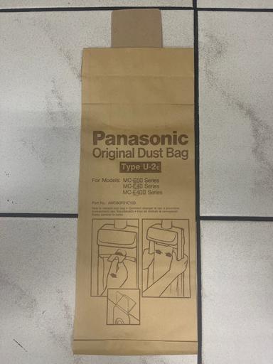 [627.010.077.021] SACS ASPIRATEUR NATIONAL PANASONIC MCE4.. / MCE5... - U-2E - Jusqu'à fin de stock