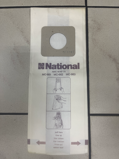 [627.010.077.022] SACS ASPI NATIONAL PANASONIC POUR MC661 / MC662 / MC663 - AMC16KF70 - Jusqu'à fin de stock