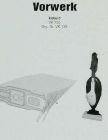 [627.010.102.006] SACS ASPIRATEUR  VORWERK VK135 - VK136