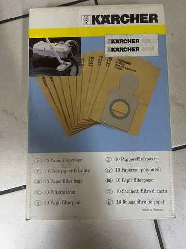 [627.010.107.005] SACS ASPIRATEUR KARCHER 555C / 4001 - 6.904-092.0 -  /10P. - Jusqu'à fin de stock