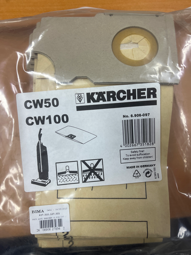 [627.010.107.021] SACS ASPIRATEUR KARCHER  / CW50-CW100 - 6.906-097