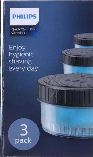 [900.029.008.007] CASETTE DE NETTOYAGE - 3-PACK - RASOIR PHILIPS - CC1350