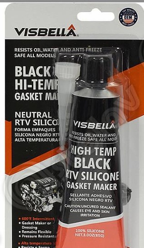 [903.000.000.008] SILICONE NOIR POUR JOINT HAUTE T°  - 300° - TUBE 85 GR