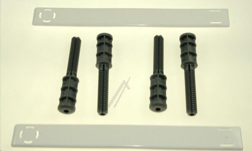 [995.002.026.001] KIT ACCESSOIRES PIEDS  REGLAGE HAUTEUR DE SOCLE LV MIELE - 06394761 - Jusqu'à fin de stock