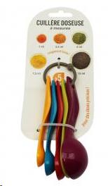 [999.091.000.027] KIT CUILLERES A MESURER - 5 PIECES - 1-2.5-5-7.5-15 ml