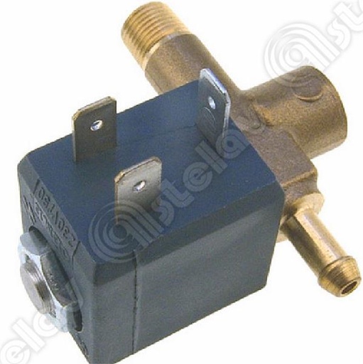 [106.016.000.002] ELECTROVANNE UNIVERSELLE FER REPASSER - 180°-  avec raccord 1/8 pour pressostat