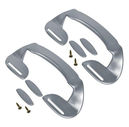 [308.003.000.002] KIT POIGNEES UNIVERSELLES FRIGO/CONG. INOX /2P.
