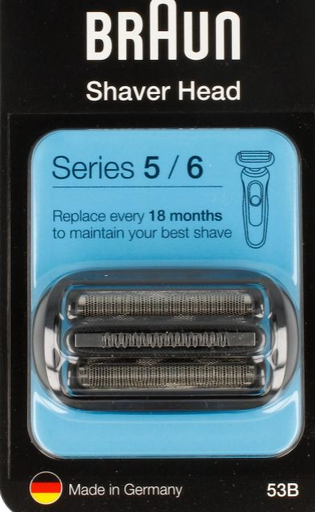 [480.029.059.039] Cassette de rasage Braun séries 5 / 6  - 53B - 81697104