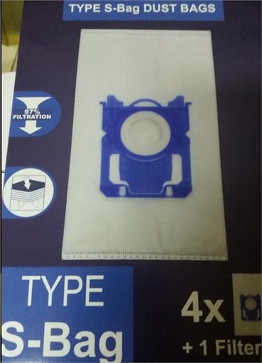 [627.010.068.205] SACS ADAPTABLE ASPIRATEUR  ELECTROLUX S-BAG - QUALITE SUPERIEURE-   E200 - E201.../5P.