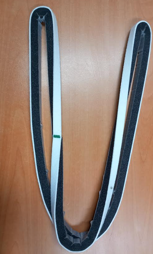 [512.005.148.001] Joint feutre avant tambour sèche linge  Beko - DV1160 -  2957350100 / 2964230100 / C00869802