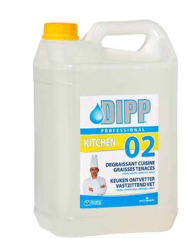 [900.000.000.009] DIPP 02 MULTI DEGRAISSANT SURPUISSANT (ALIMENTAIRE) - BIDON DE 5 L