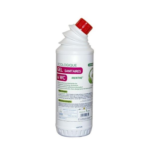[900.000.000.042] GEL SANITAIRE ET WC A LA MENTHE 1 L. - ECO ACTIF - ECO LABEL