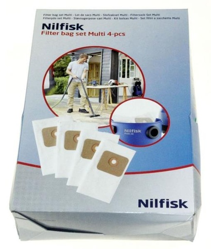 [627.010.079.031] SACS ASPIRATEUR  NILFISK / 4 P. - MULTI 20 - 107402336